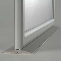 11" X 8.5" COUNTERTOP SLIDE-IN ALUMINUM SIGN FRAME, SILVER - Braeside Displays