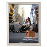 22" x 28" Decorative Snap Poster Frame, Beige - Braeside Displays
