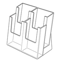 4 POCKET 2-TIER TRI-FOLD HOLDER - Braeside Displays