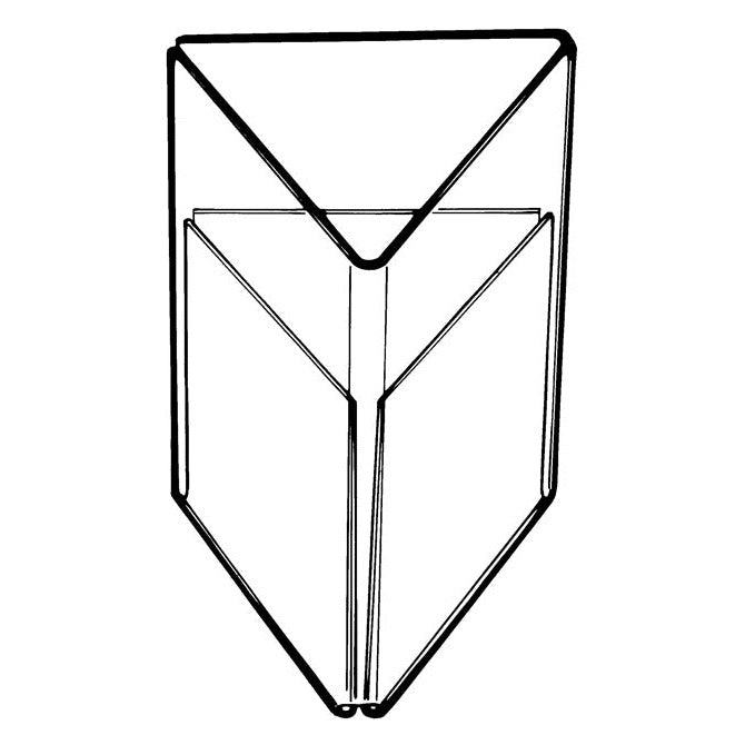 5" X 7" THREE SIDED ACRYLIC SIGN HOLDER - Braeside Displays