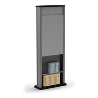 Series 900 Deluxe Infection Control Kiosk, Matte Finish - Braeside Displays